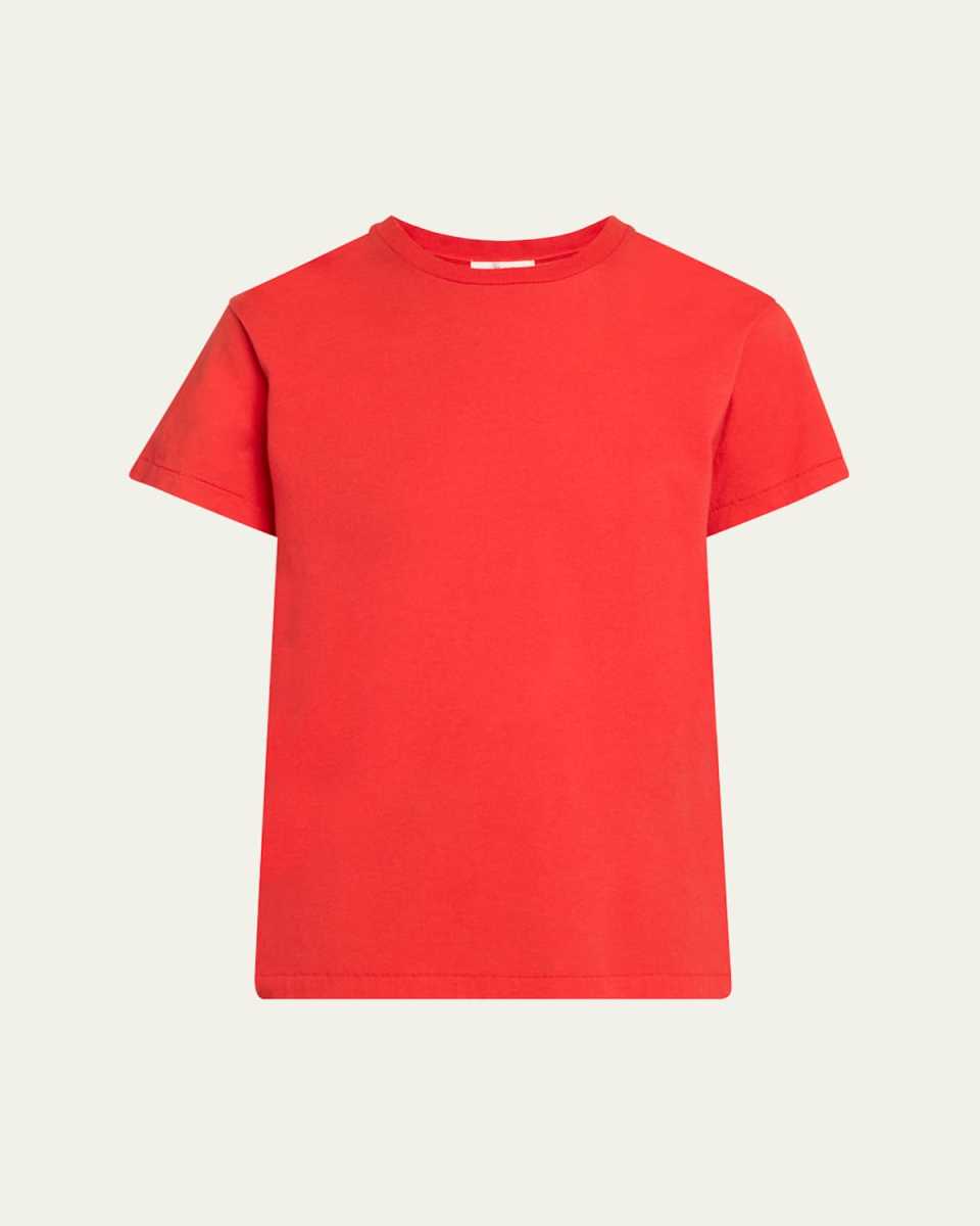 Florie Short-Sleeve Cotton Top